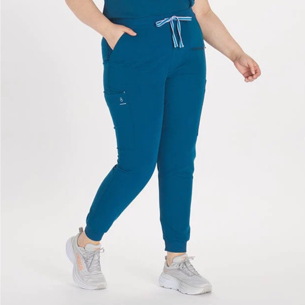 Dolan Women’s Scrub Jogger Pant size XXL Caribbean Blue